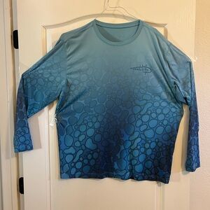 Reef Life Light  Teal to Deep Teal Gradient Performance Shirt
